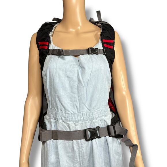 Ozark Trail 45L Montpelier Hiking Travel Backpack Hydration Compatible Black Red - Picture 5 of 12